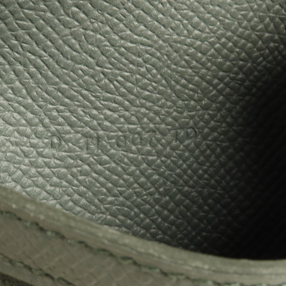 Hermès Clic 12 · Epsom · Vert Amande
