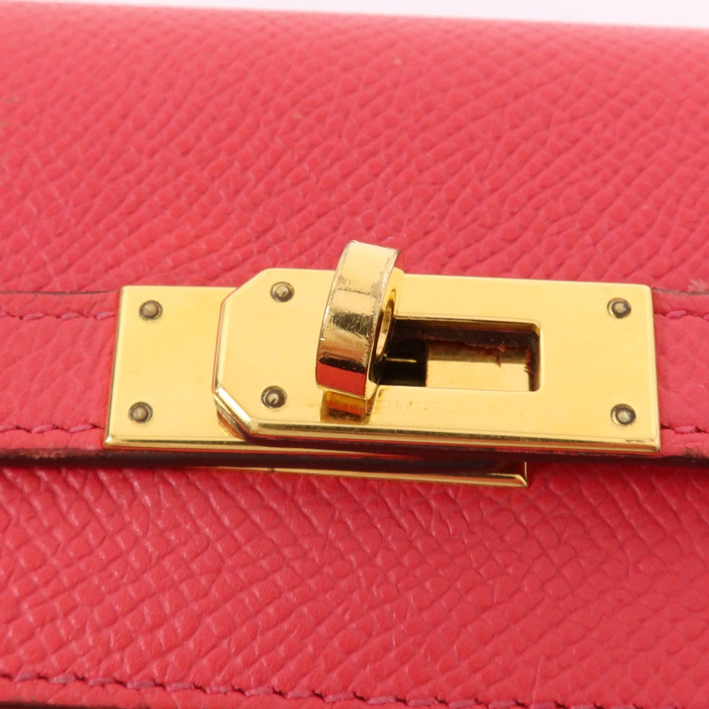 Hermès Kelly Long Wallet · Epsom · Rose