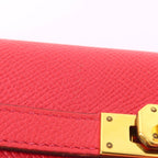 Hermès Kelly Long Wallet · Epsom · Rose