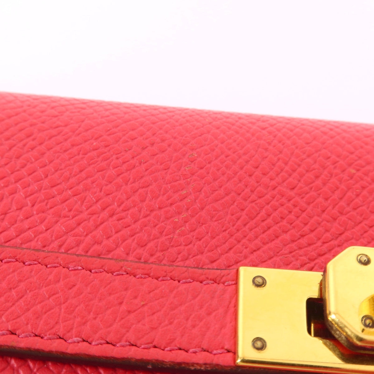 Hermès Kelly Long Wallet · Epsom · Rose
