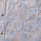 Men's Hawaiian Shirt Jellyfish Seascape By Andrea Leonelli Cotton Button-down Short Sleeve Aloha Shirt