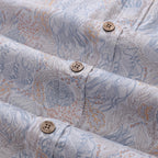 Men's Hawaiian Shirt Jellyfish Seascape By Andrea Leonelli Cotton Button-down Short Sleeve Aloha Shirt