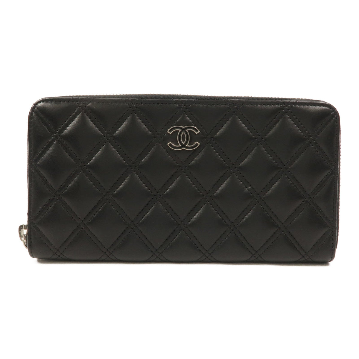 Chanel · Lambskin Zip Wallet