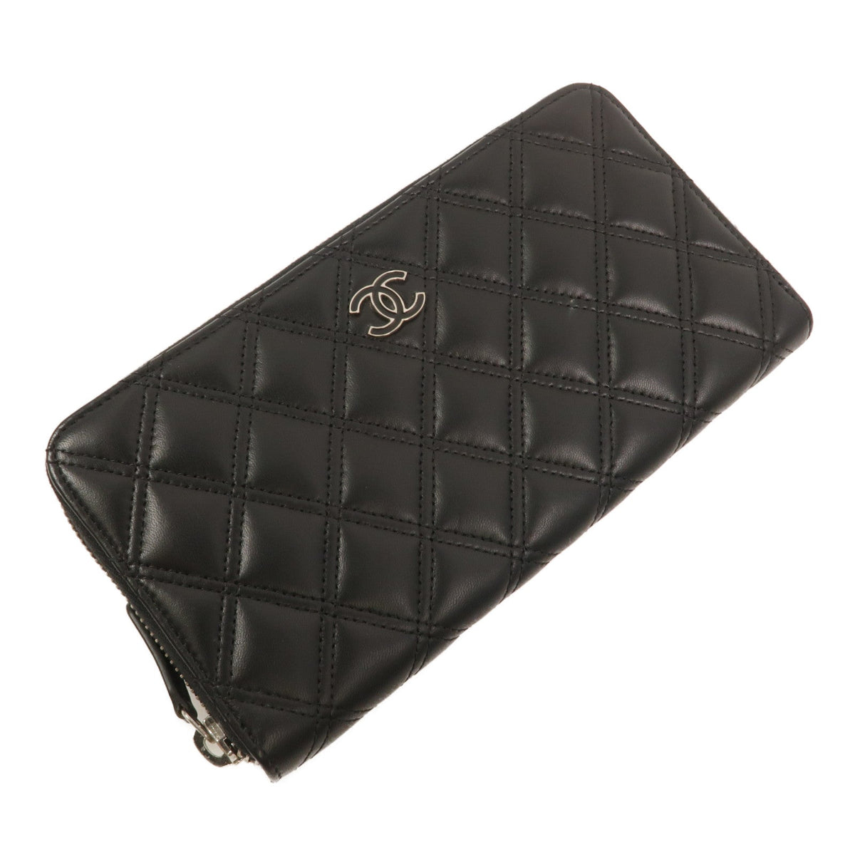 Chanel · Lambskin Zip Wallet