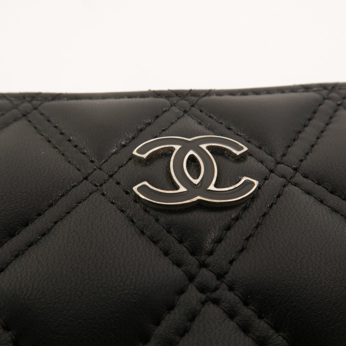 Chanel · Lambskin Zip Wallet