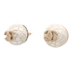 CHANEL CC Earrings · Two-Tone Metal