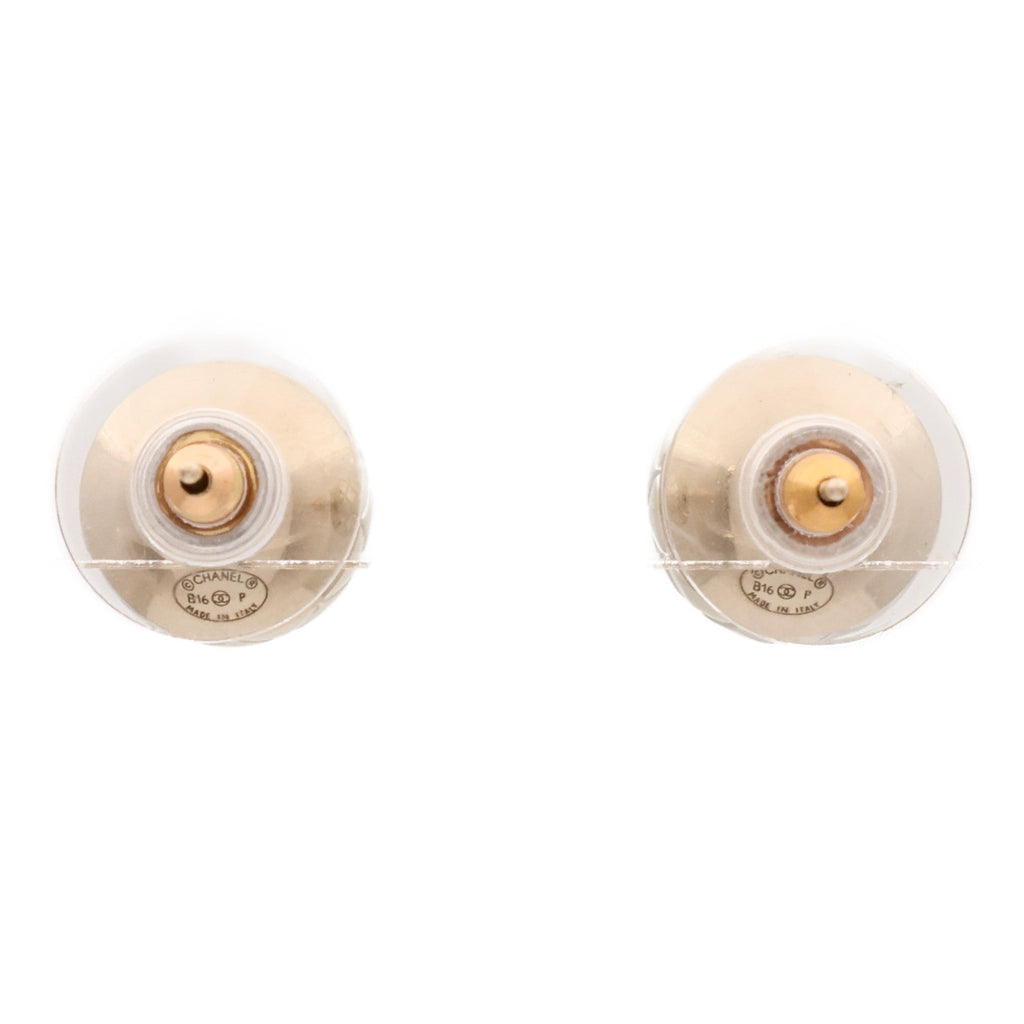 CHANEL CC Earrings · Two-Tone Metal