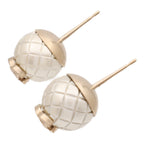 CHANEL CC Earrings · Two-Tone Metal