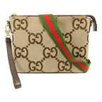 Gucci Jumbo GG · Canvas Shoulder Bag