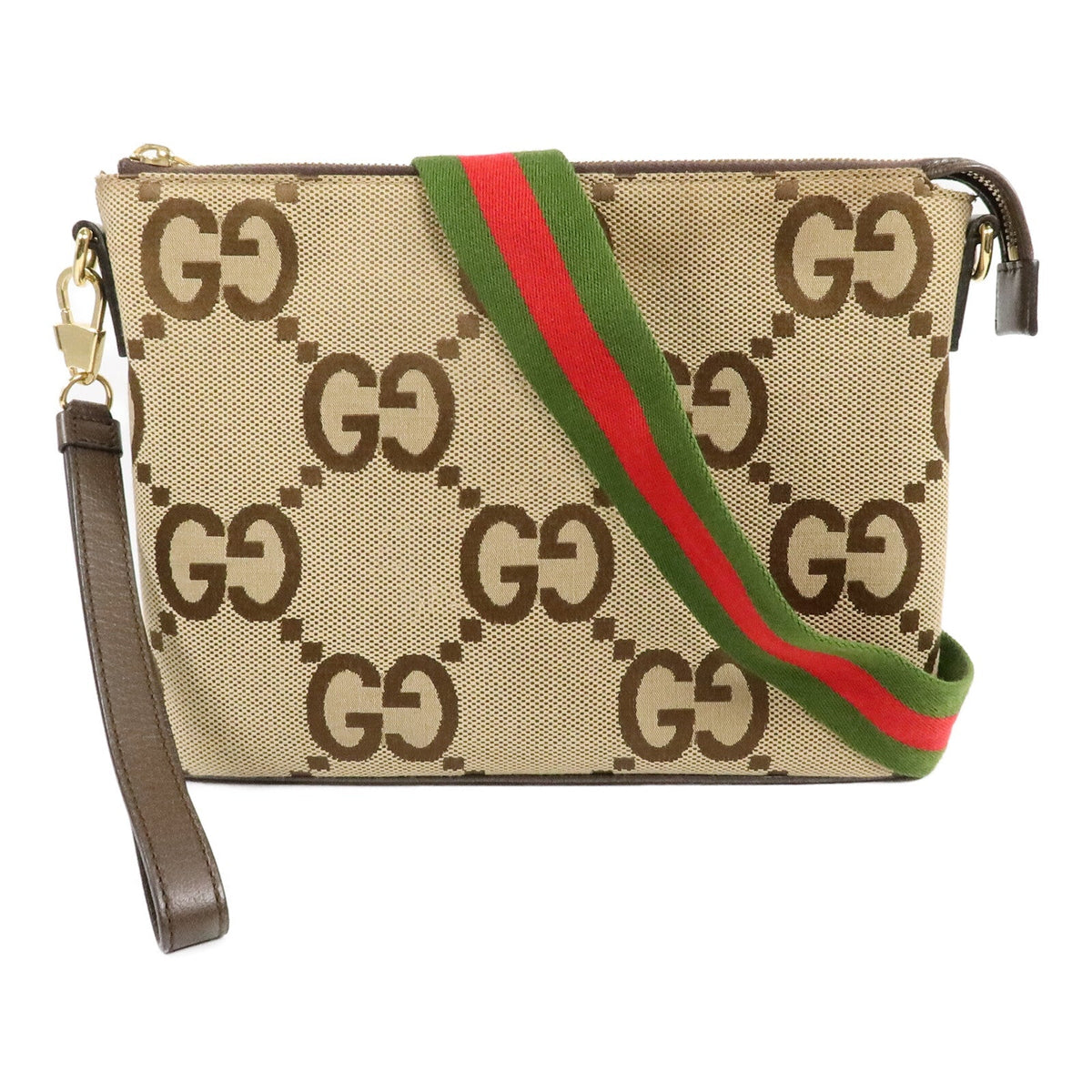 Gucci Jumbo GG · Canvas Shoulder Bag