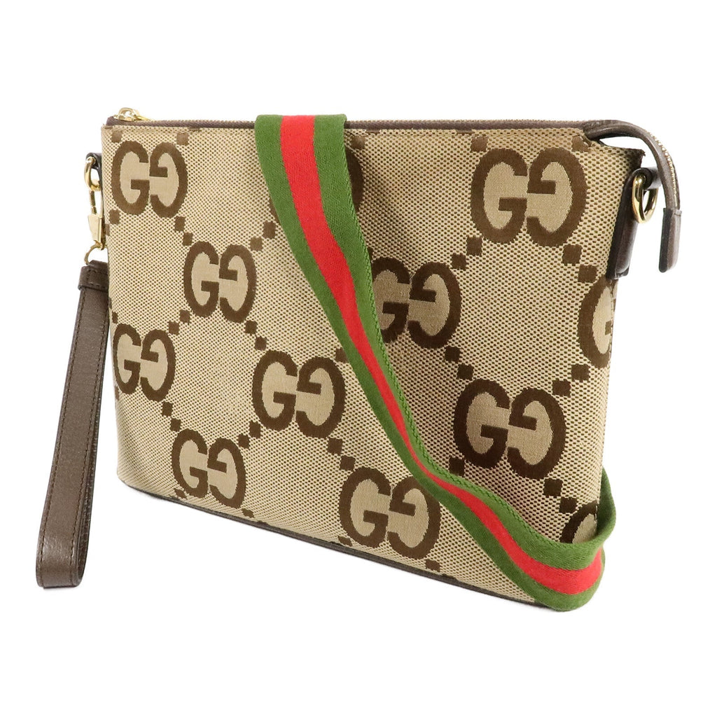 Gucci Jumbo GG · Canvas Shoulder Bag