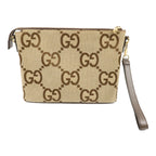 Gucci Jumbo GG · Canvas Shoulder Bag