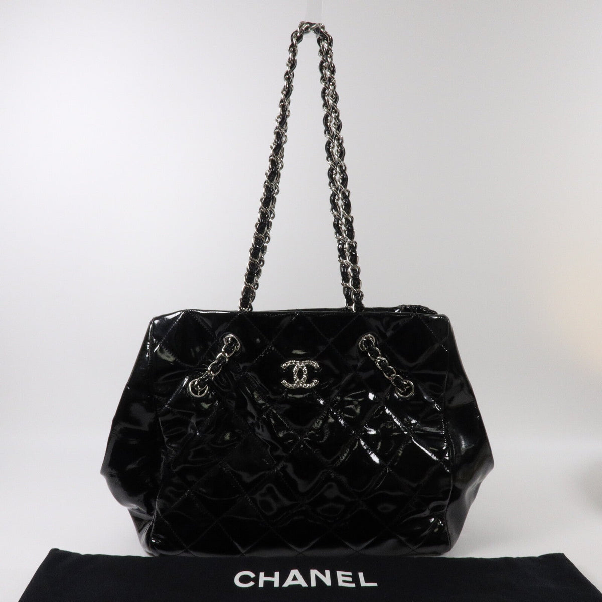 Chanel · Patent Leather Chain Shoulder Bag