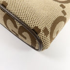 Gucci Jumbo GG · Canvas Shoulder Bag