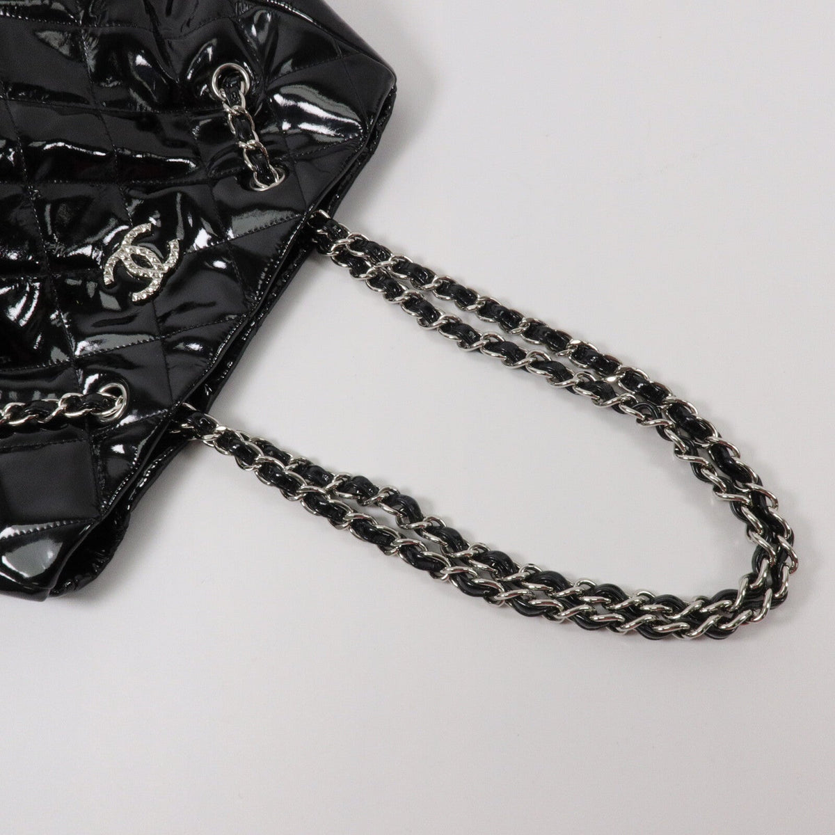 Chanel · Patent Leather Chain Shoulder Bag