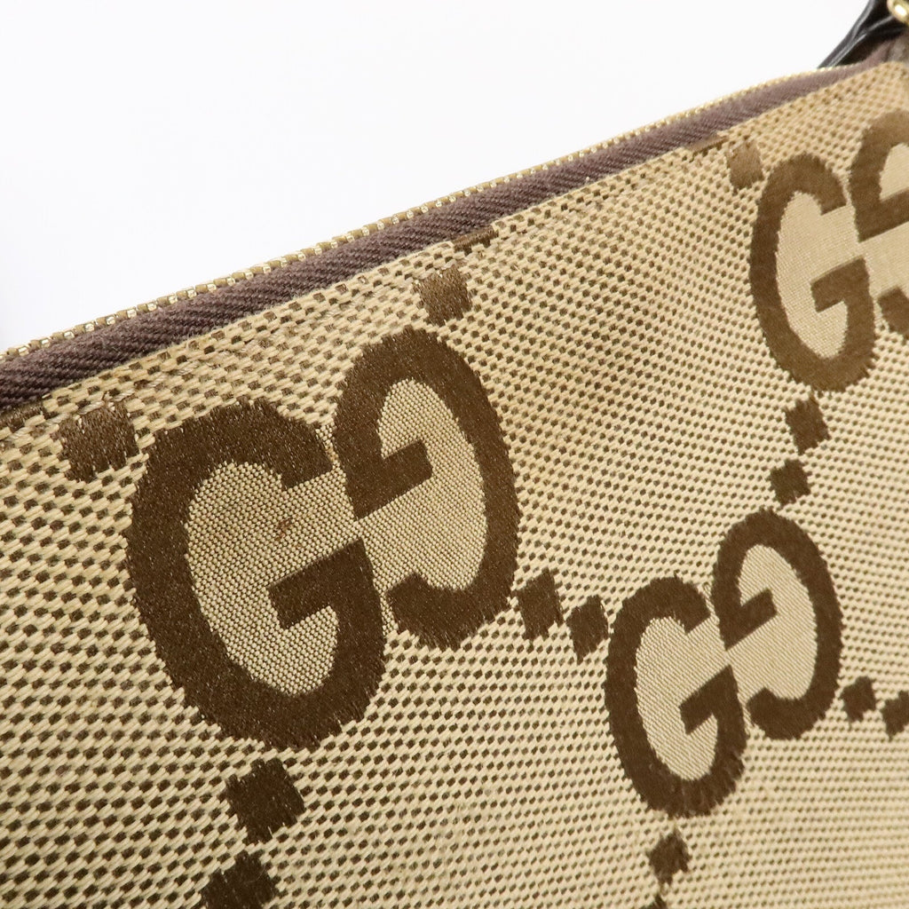 Gucci Jumbo GG · Canvas Shoulder Bag
