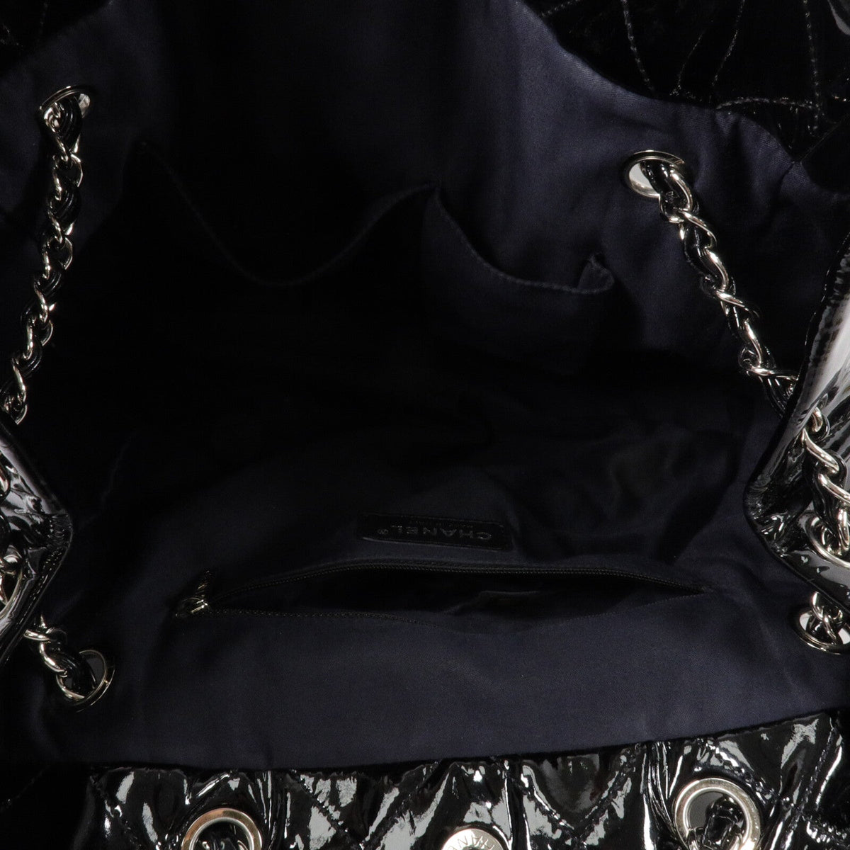 Chanel · Patent Leather Chain Shoulder Bag