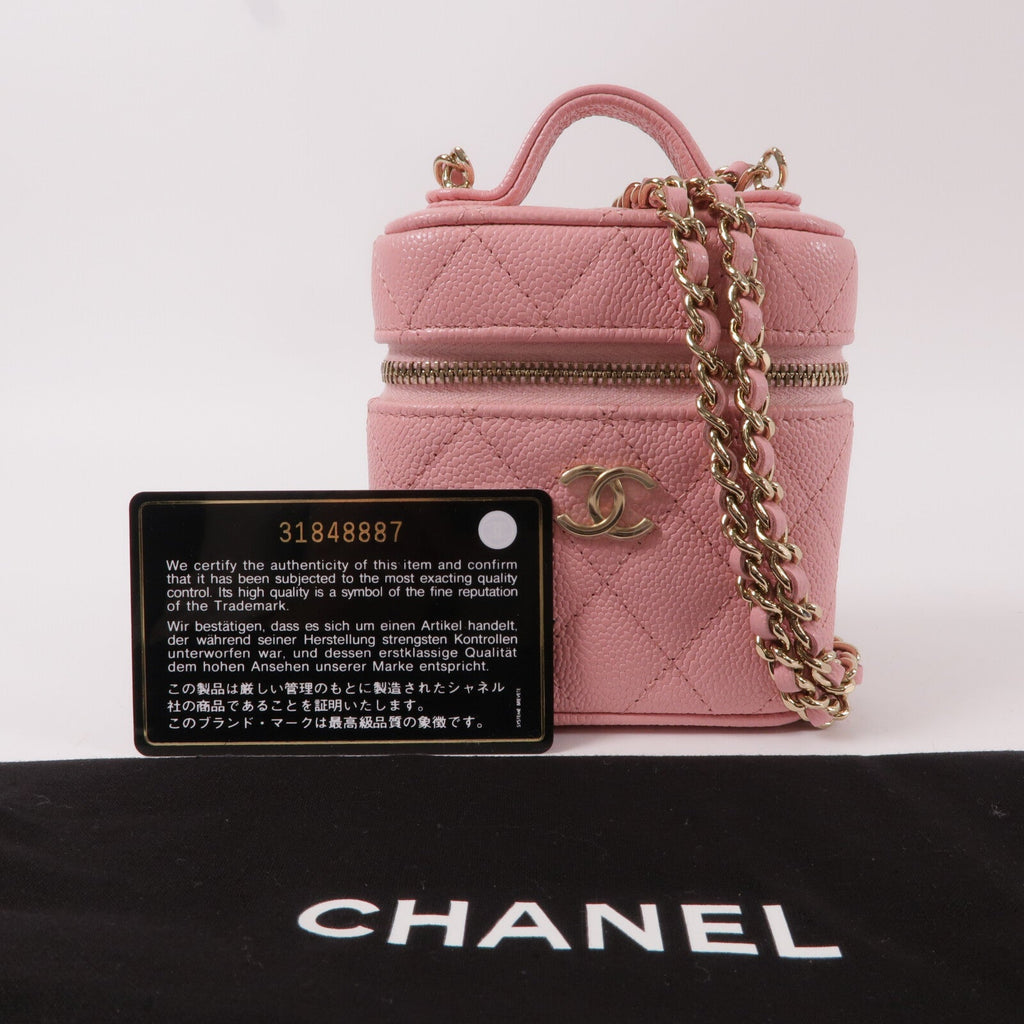 Chanel Mini Vanity · Calfskin · Two-Way