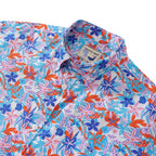 Hawaiian Shirts For Men Summer Passion Print Shirt Short Sleeve