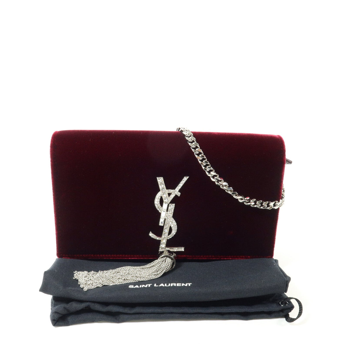 Saint Laurent Tassel Chain · Velvet
