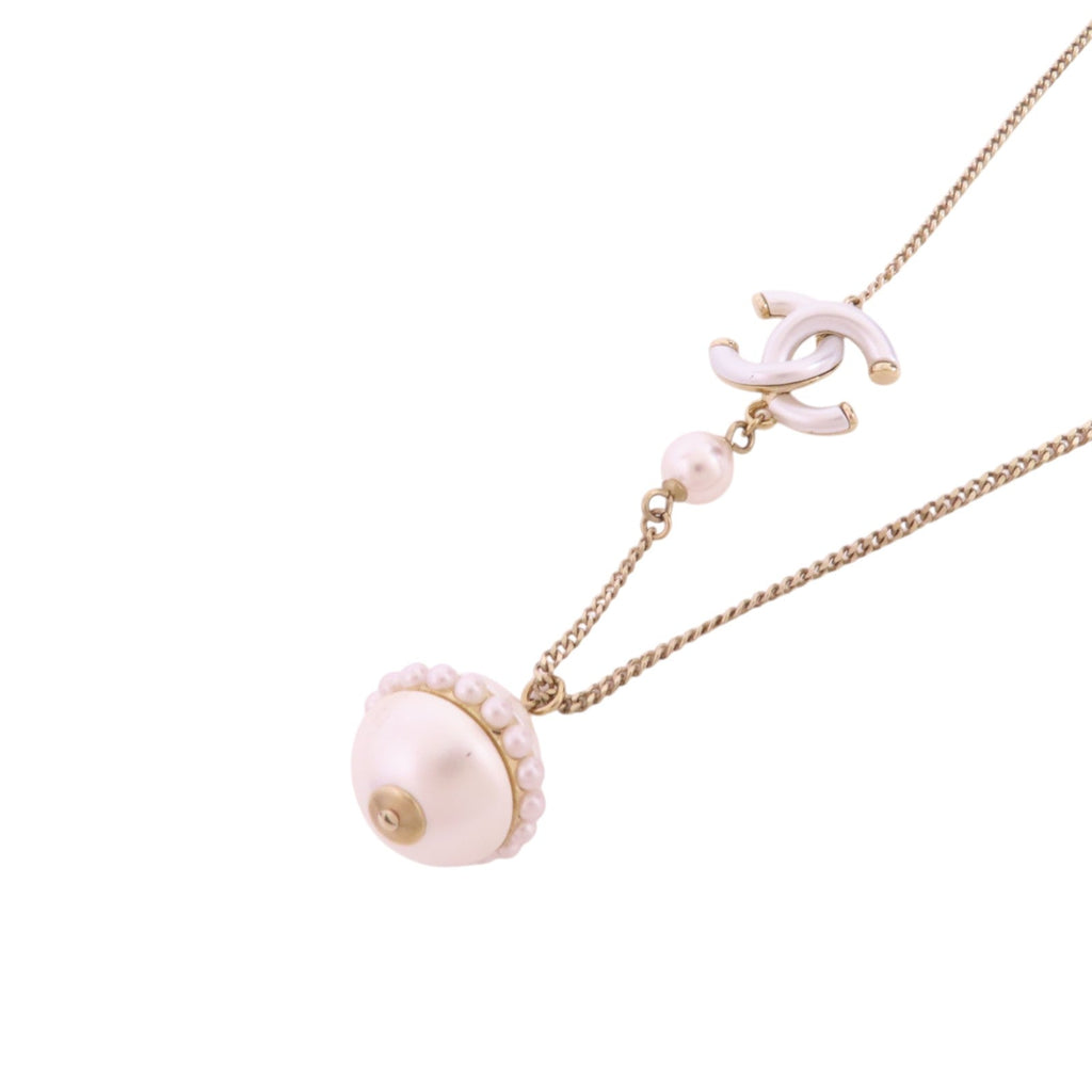 CHANEL CC Necklace · Metal & PVC