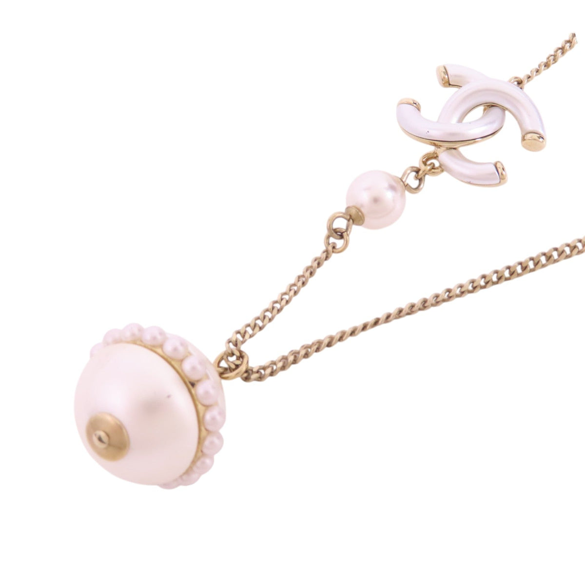 CHANEL CC Necklace · Metal & PVC