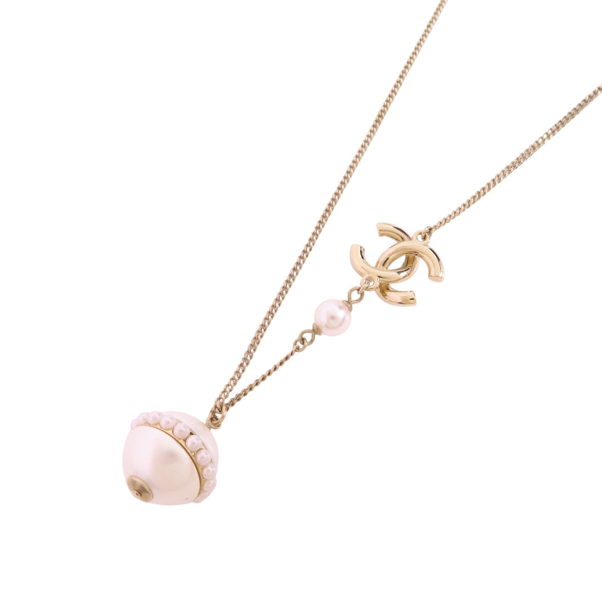 CHANEL CC Necklace · Metal & PVC