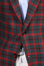 Kiton Checked Cashmere-Silk Sport Jacket