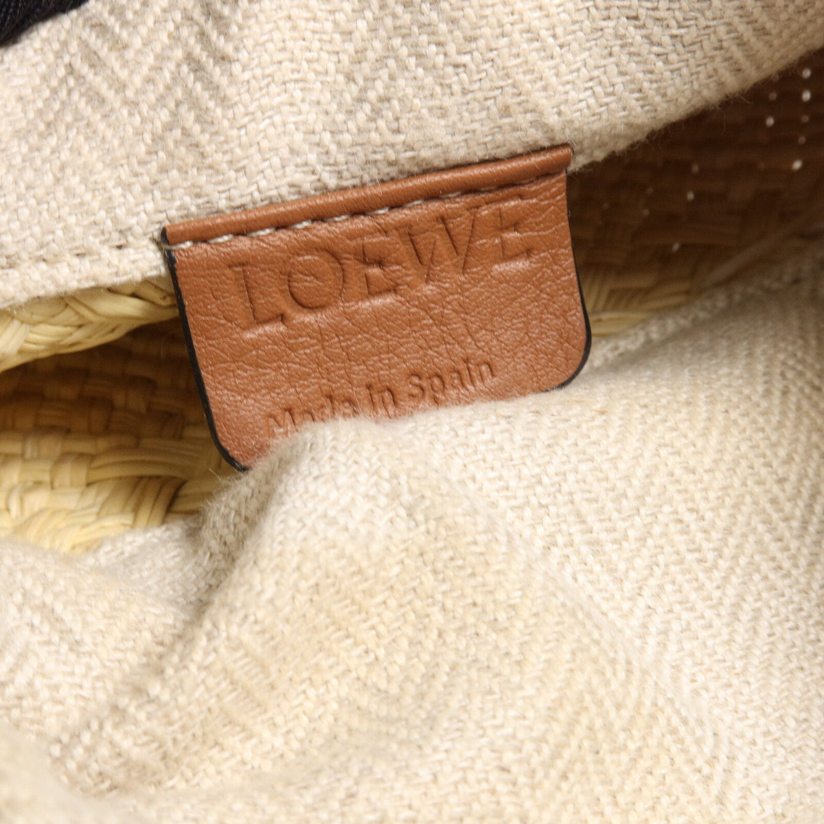 Loewe Square Pocket · Iraca Palm
