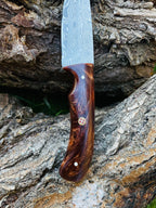 Hand forged knife, Damascus knife, Drop- Style blade, Acrylic Scales by Titan TK-053 (1)