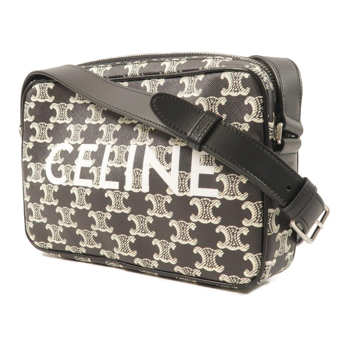 Celine · Coated Canvas Shoulder Bag