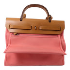 Hermès Herbag PM · Canvas · Rose Azalée