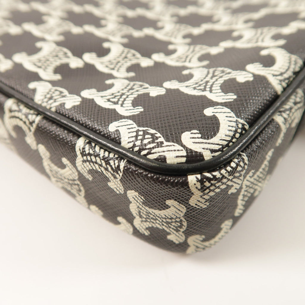 Celine · Coated Canvas Shoulder Bag