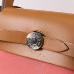 Hermès Herbag PM · Canvas · Rose Azalée