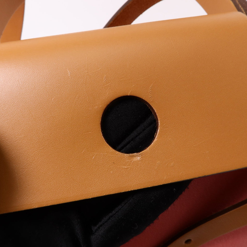 Hermès Herbag PM · Canvas · Rose Azalée