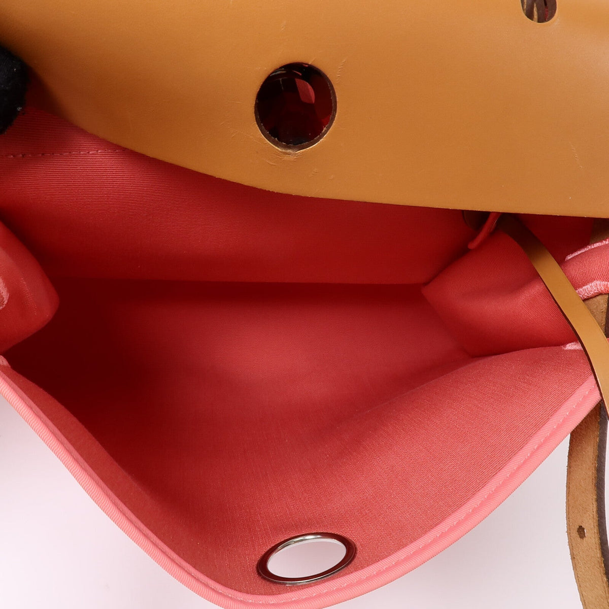 Hermès Herbag PM · Canvas · Rose Azalée