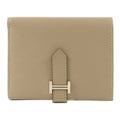 Hermès Bearn Compact · Gris Asphalte Epsom