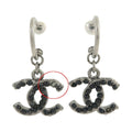 CHANEL CC Earrings · Metal