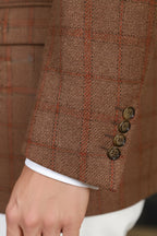 Brioni Checked Wool Sport Jacket