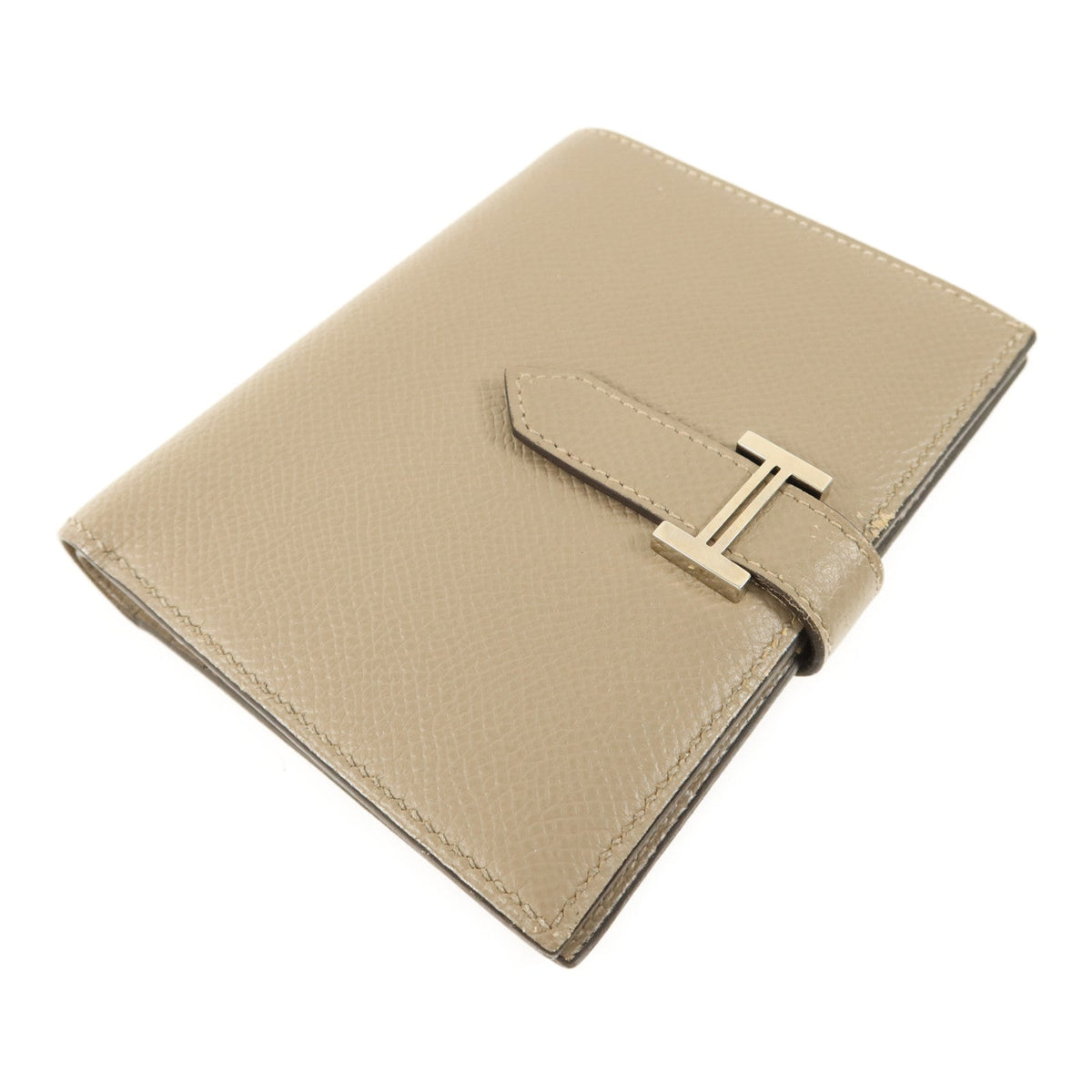 Hermès Bearn Compact · Gris Asphalte Epsom