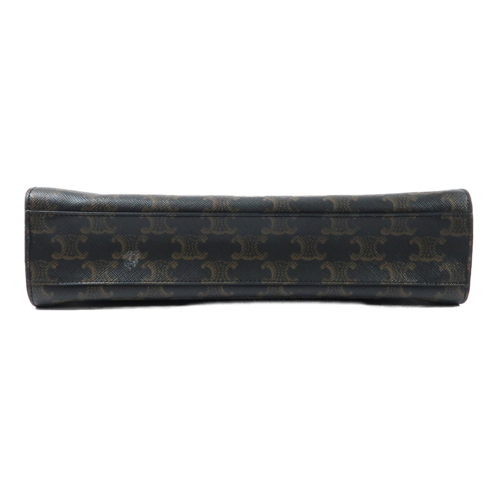 Celine Triomphe Cabas Vertical · Coated Canvas