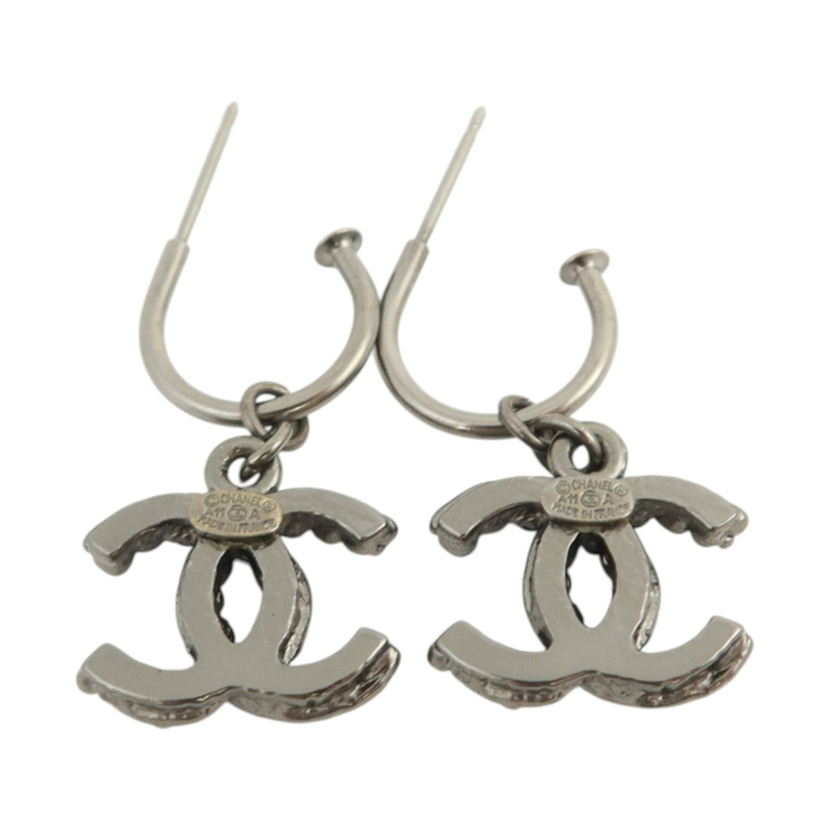CHANEL CC Earrings · Metal