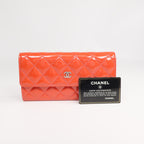 CHANEL Long Wallet · Patent Leather