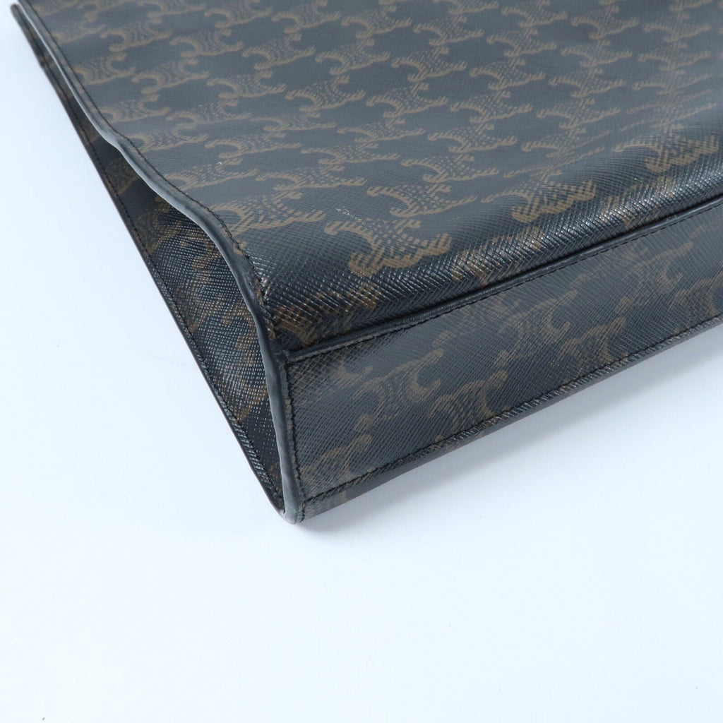 Celine Triomphe Cabas Vertical · Coated Canvas