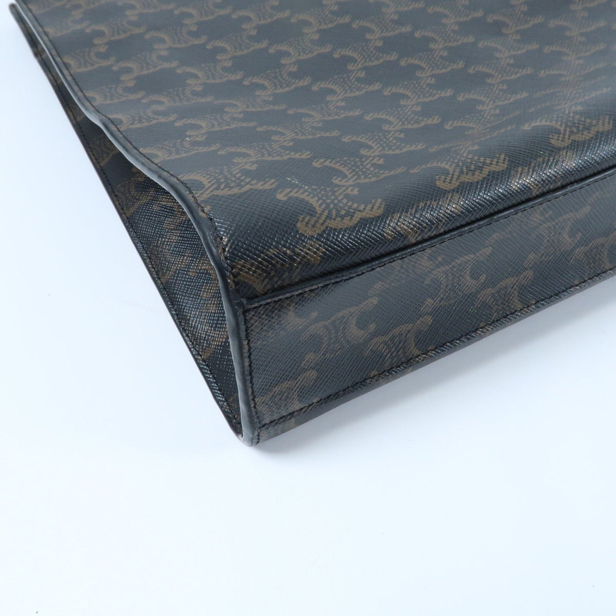 Celine Triomphe Cabas Vertical · Coated Canvas
