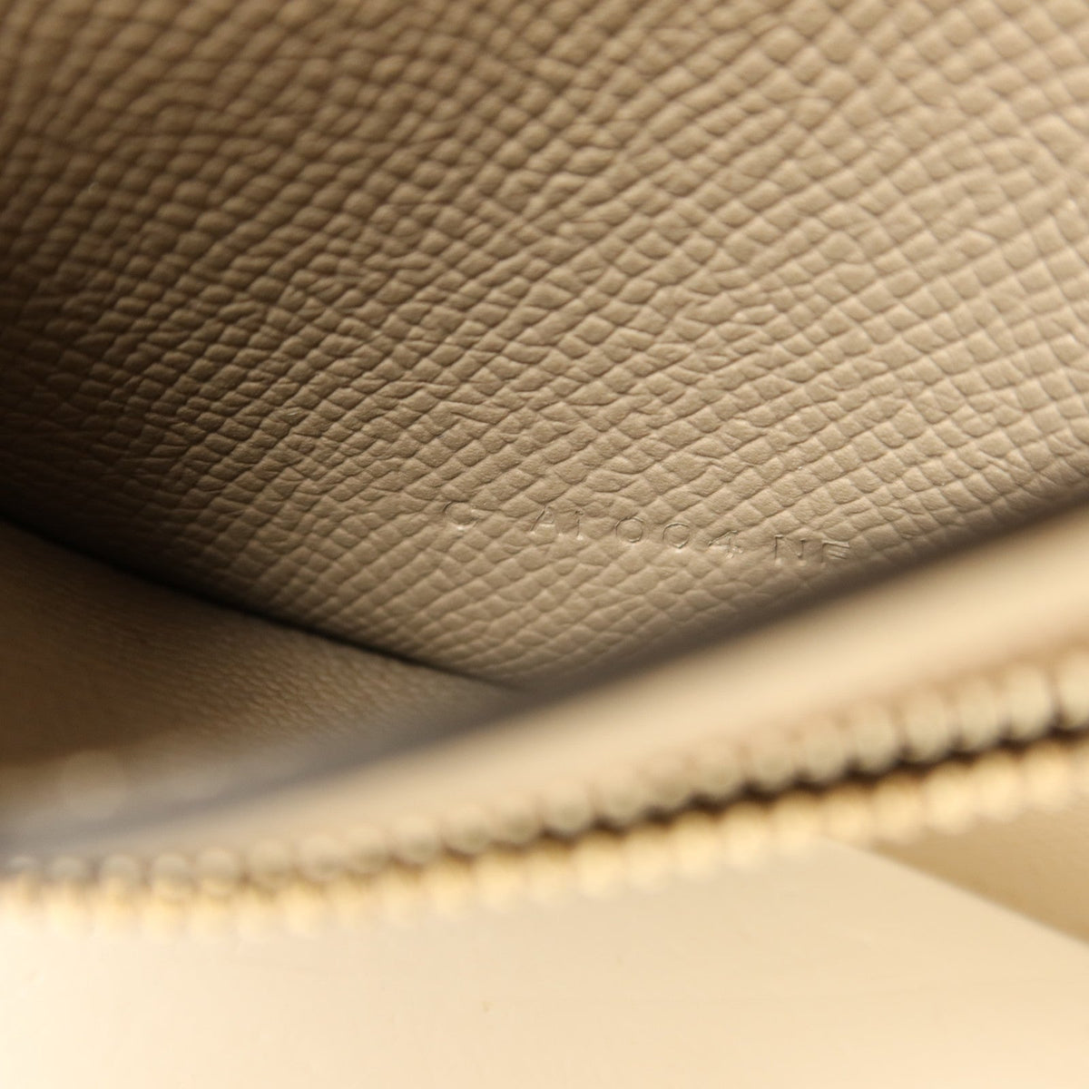 Hermès Bearn Compact · Gris Asphalte Epsom