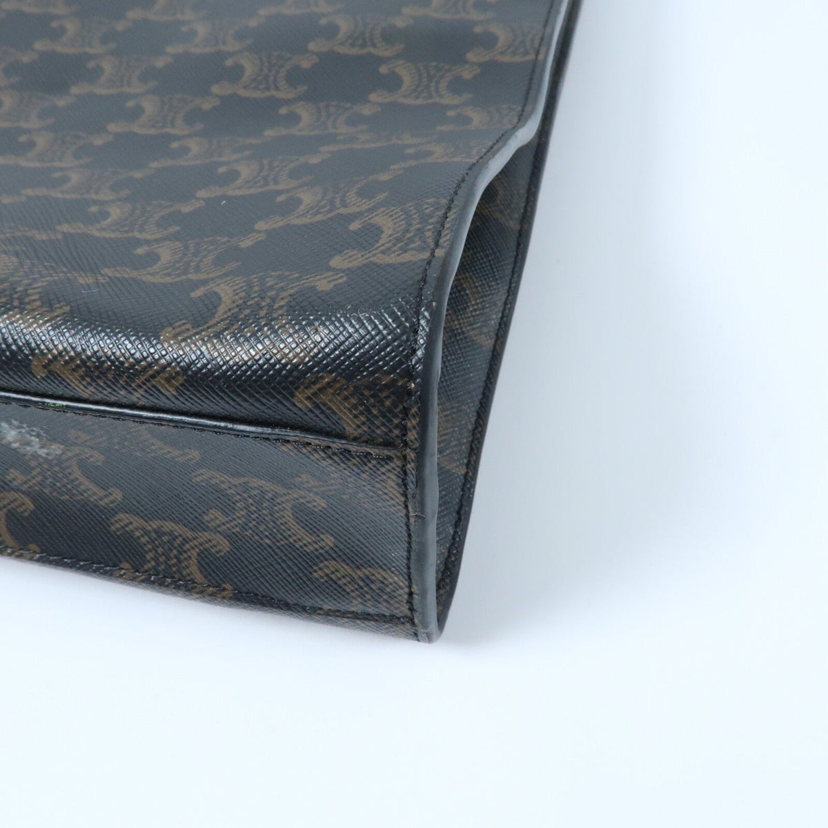 Celine Triomphe Cabas Vertical · Coated Canvas
