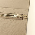Hermès Bearn Compact · Gris Asphalte Epsom