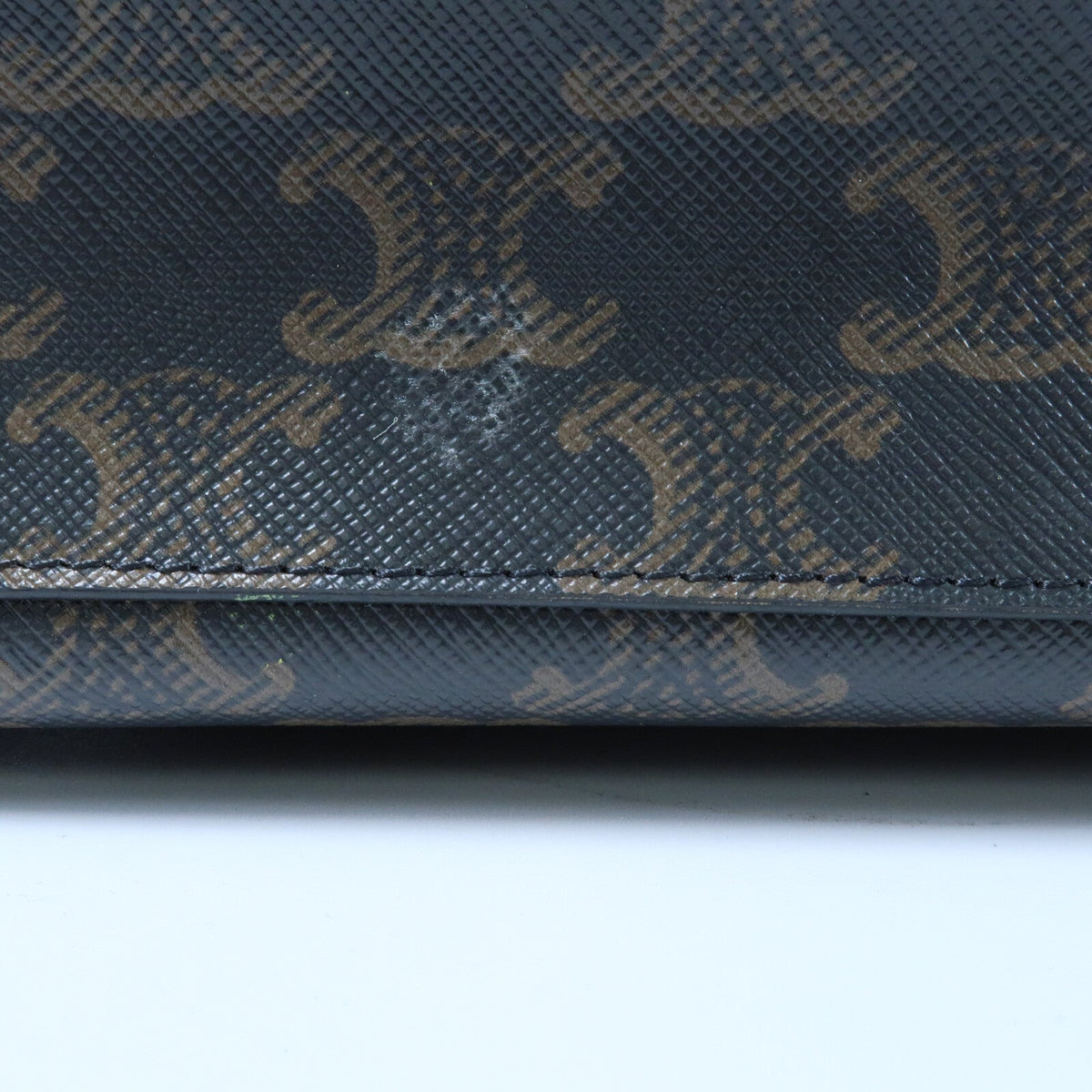 Celine Triomphe Cabas Vertical · Coated Canvas