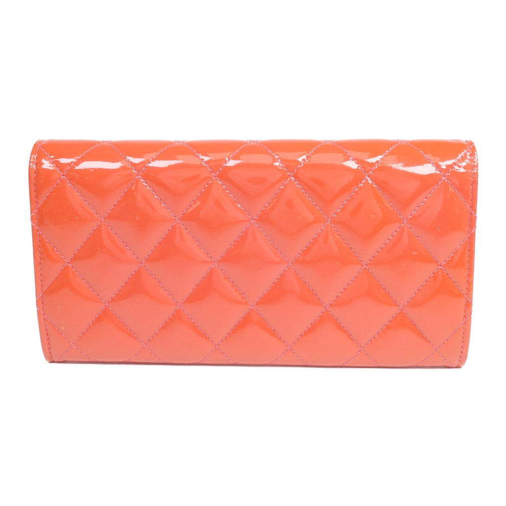 CHANEL Long Wallet · Patent Leather